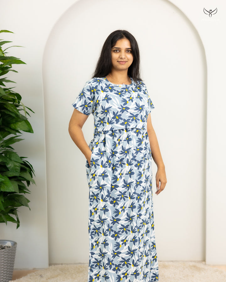 Tora  SoftCotton Full Length Maternity Loungewear