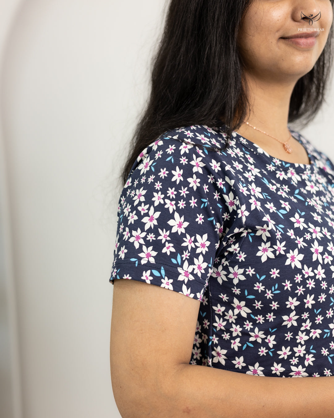 Binita1 SoftCotton Full Length Maternity Loungewear