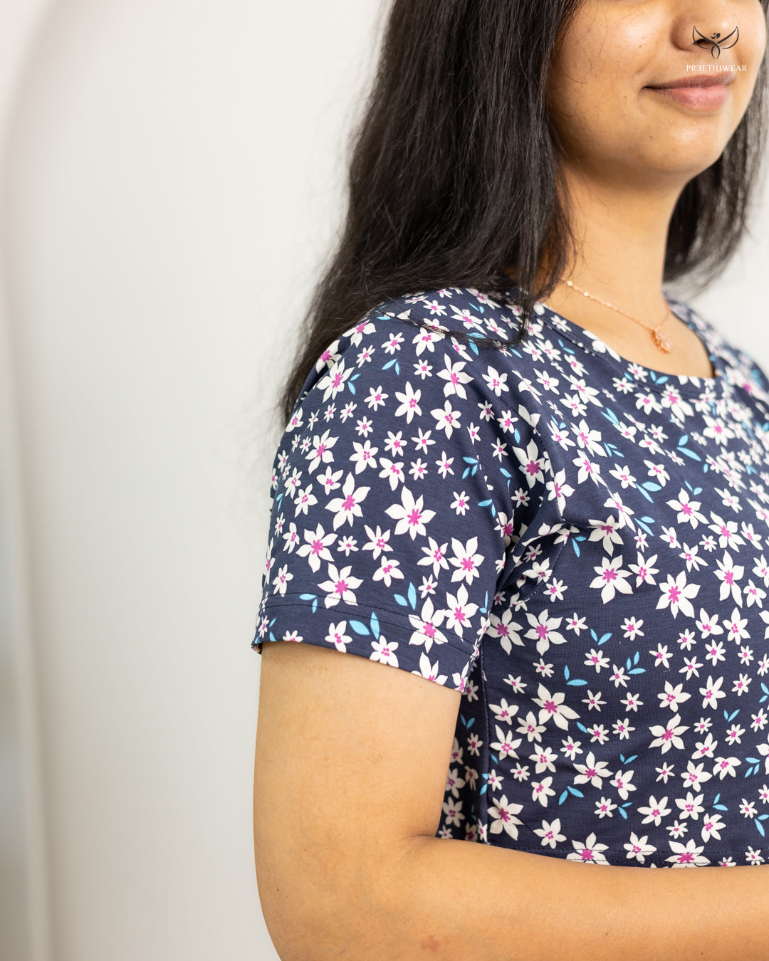 Binita1 SoftCotton Full Length Maternity Loungewear