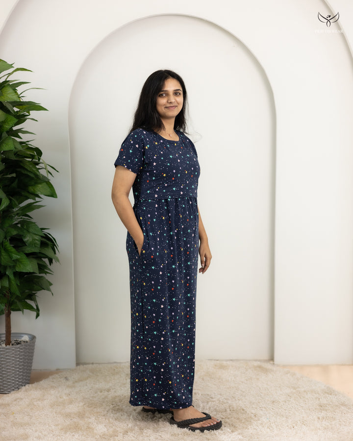 Ramya1  SoftCotton Full Length Maternity Loungewear
