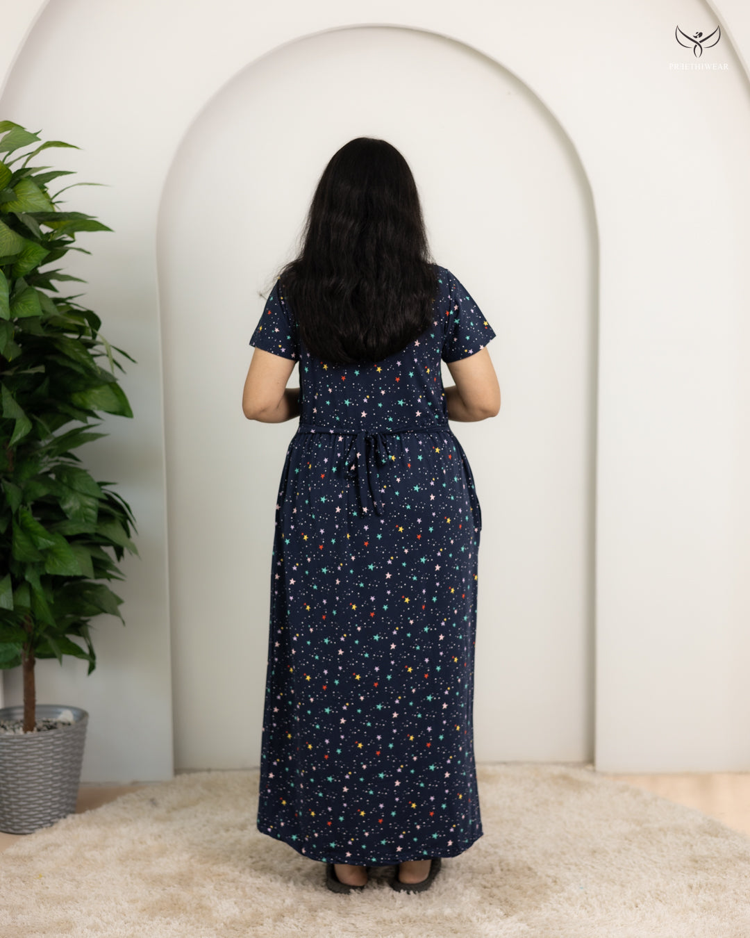 Ramya1  SoftCotton Full Length Maternity Loungewear