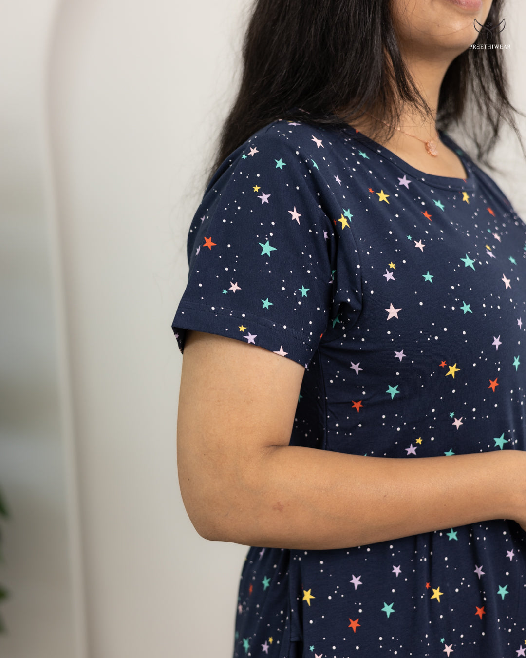 Ramya1  SoftCotton Full Length Maternity Loungewear
