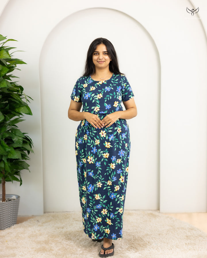 Renee  SoftCotton Full Length Maternity Loungewear