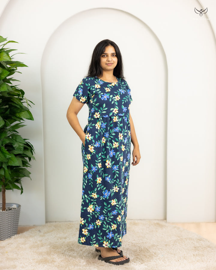Renee  SoftCotton Full Length Maternity Loungewear