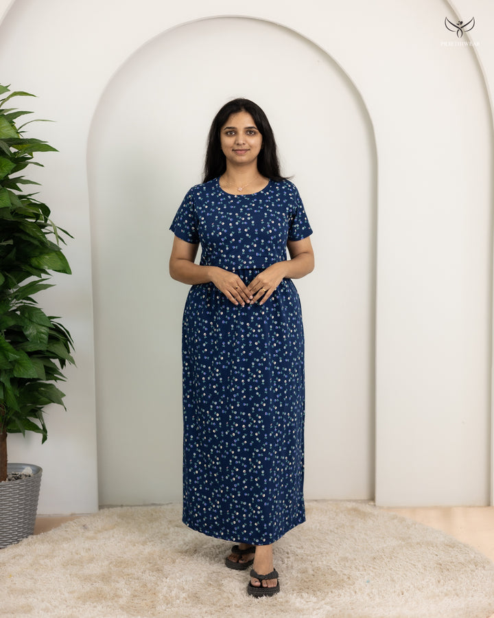 Sabarnika  SoftCotton Full Length Maternity Loungewear