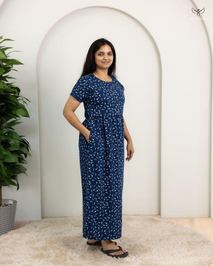 Sabarnika  SoftCotton Full Length Maternity Loungewear