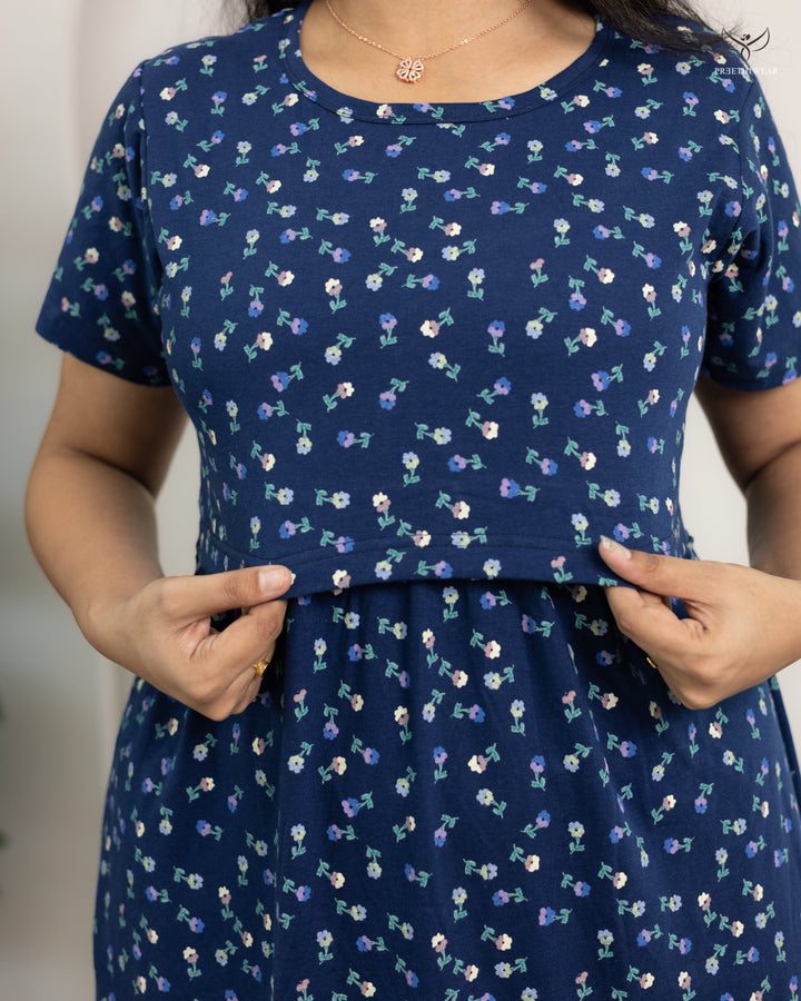 Sabarnika  SoftCotton Full Length Maternity Loungewear