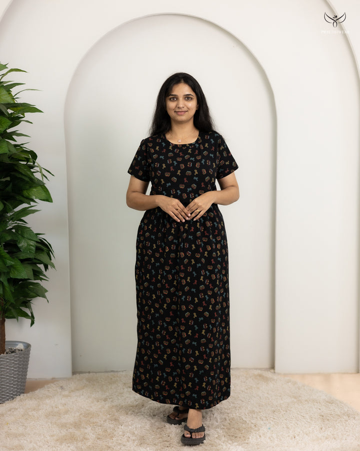 Chitra1  SoftCotton Full Length Maternity Loungewear