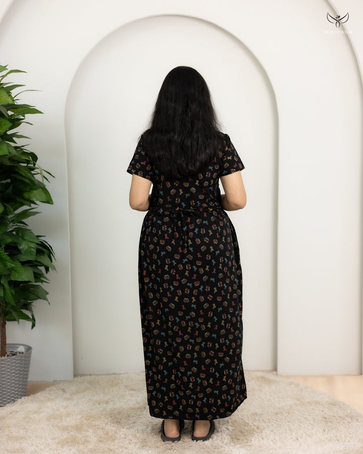 Chitra1  SoftCotton Full Length Maternity Loungewear