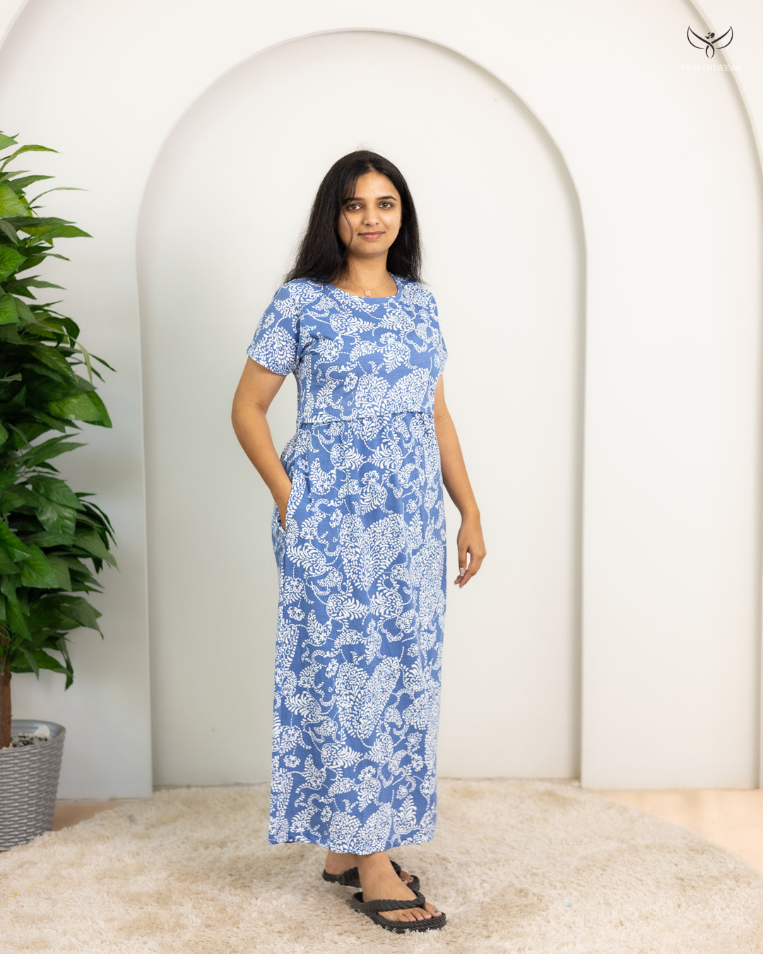 Jolie  SoftCotton Full Length Maternity Loungewear