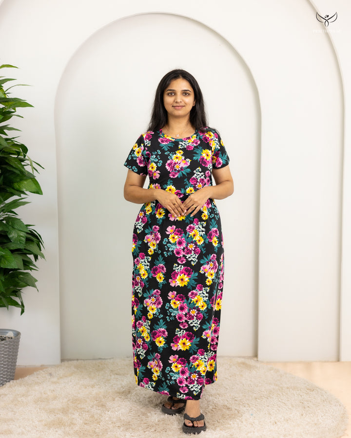 Dhivin  SoftCotton Full Length Maternity Loungewear