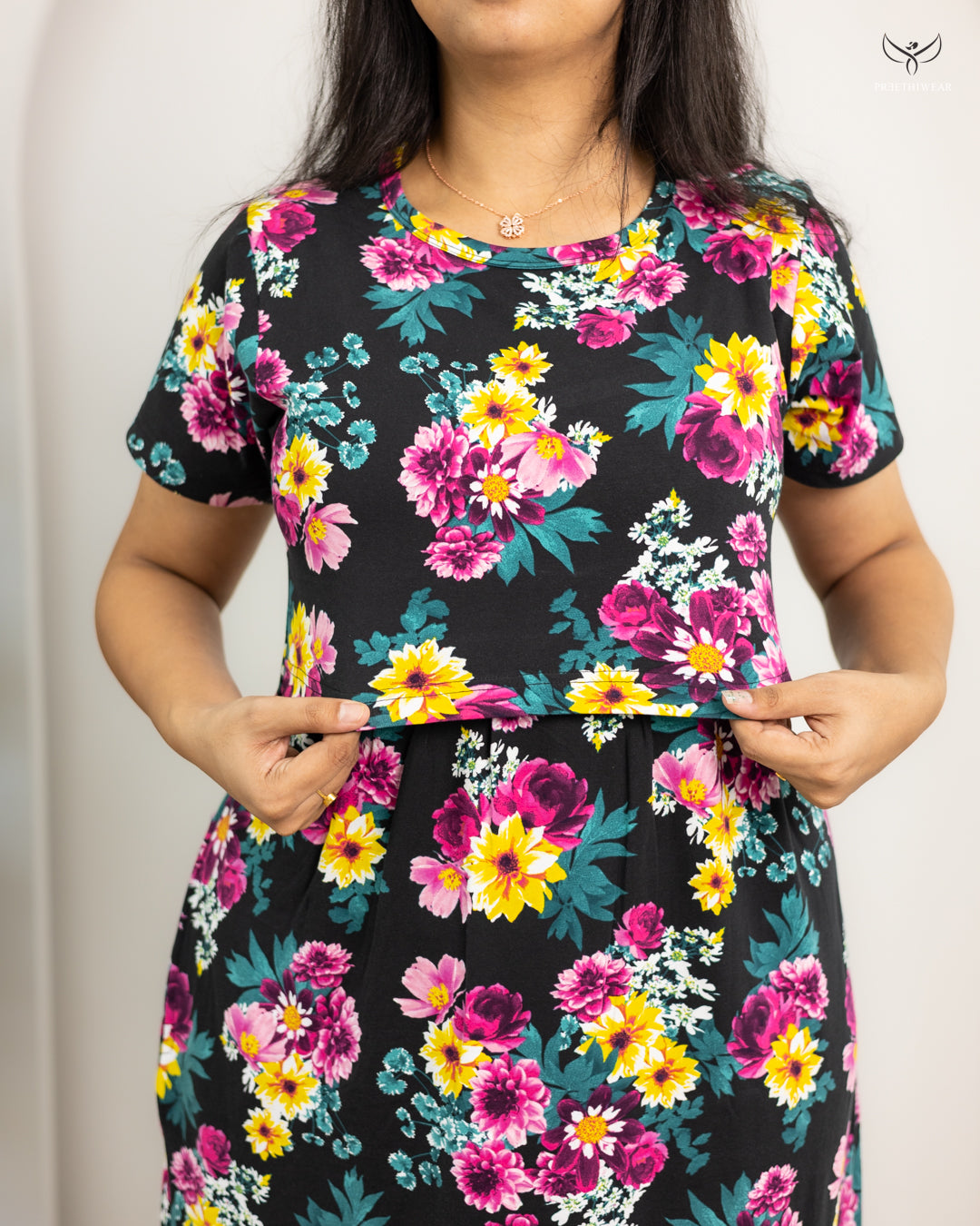 Dhivin  SoftCotton Full Length Maternity Loungewear