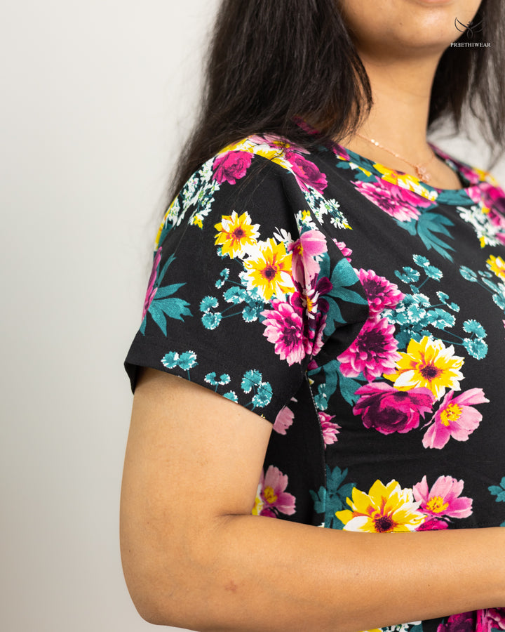 Dhivin  SoftCotton Full Length Maternity Loungewear
