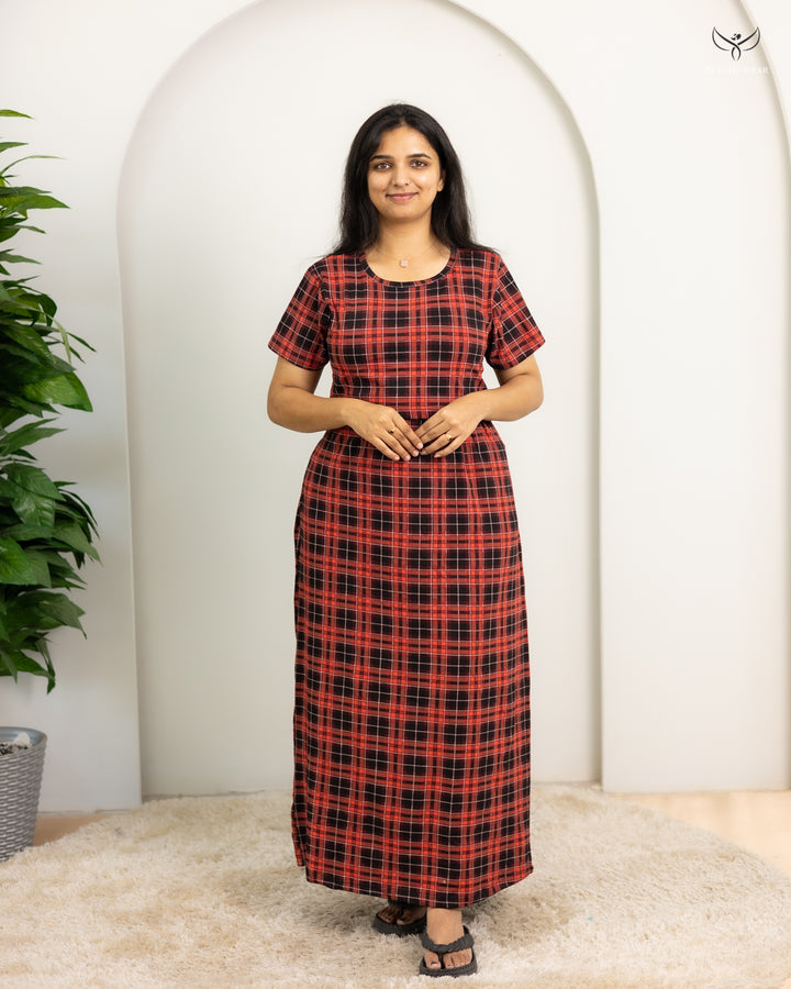 Aishu8  SoftCotton Full Length Maternity Loungewear