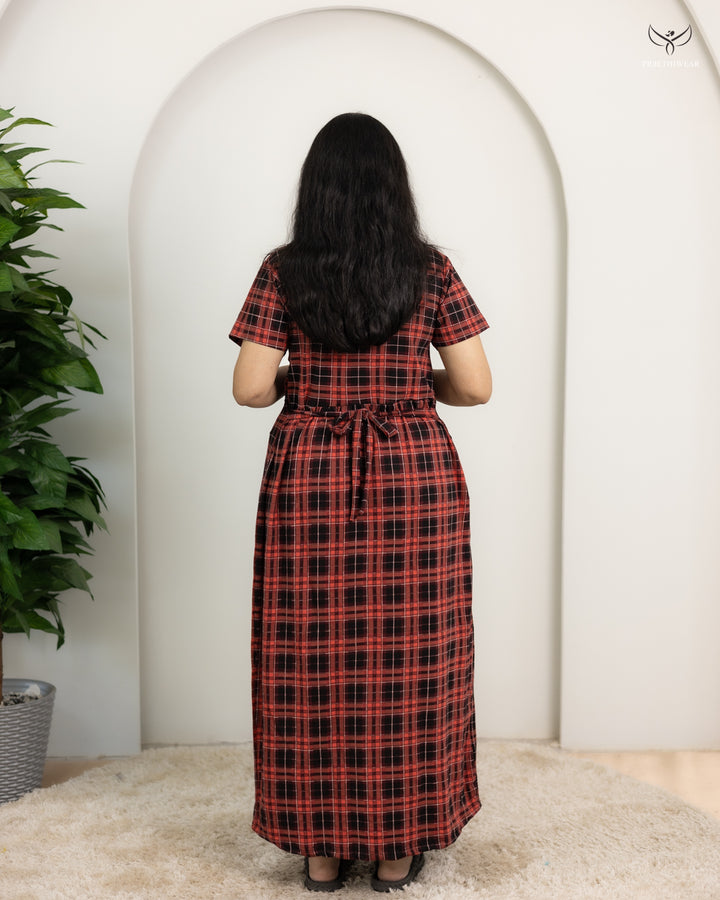 Aishu8  SoftCotton Full Length Maternity Loungewear