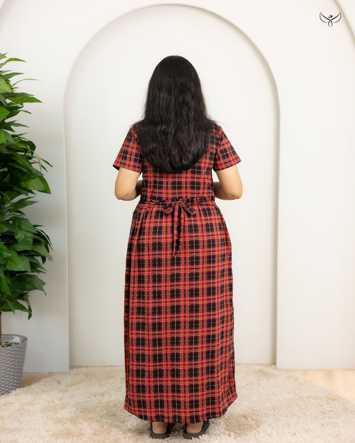Aishu8  SoftCotton Full Length Maternity Loungewear