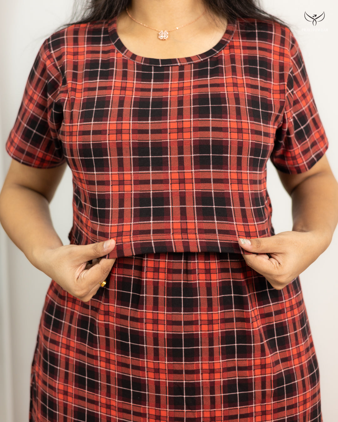 Aishu8  SoftCotton Full Length Maternity Loungewear