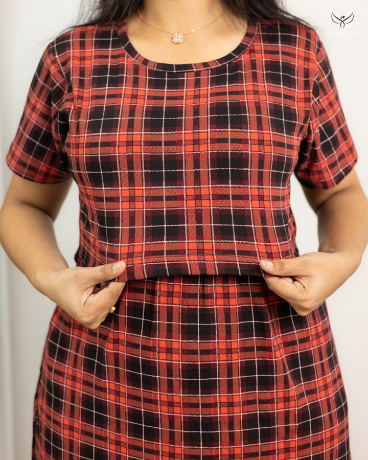 Aishu8  SoftCotton Full Length Maternity Loungewear