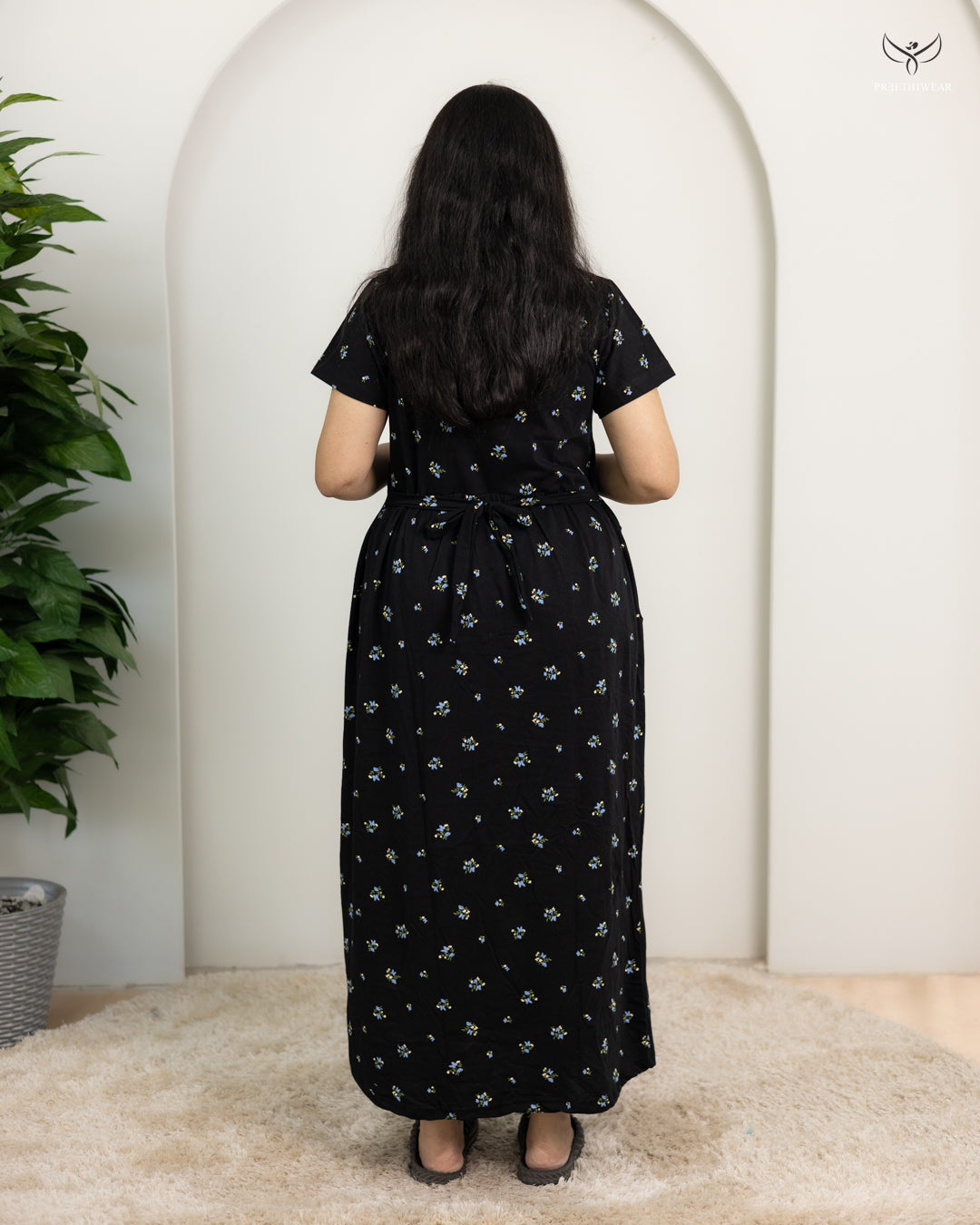 Karthika4  SoftCotton Full Length Maternity Loungewear