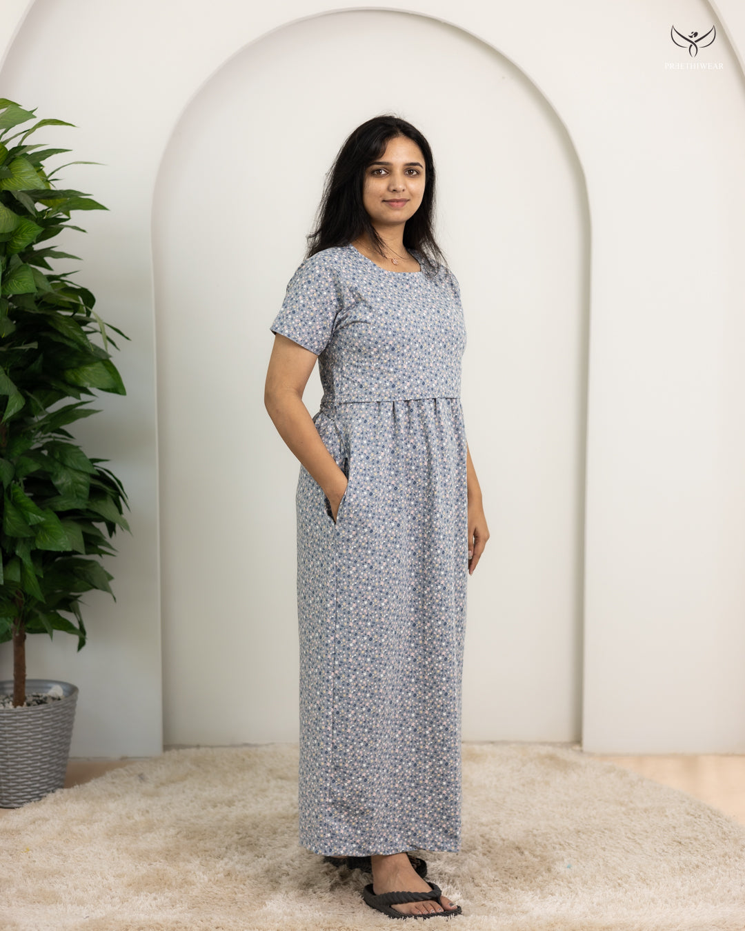 Saipa  SoftCotton Full Length Maternity Loungewear