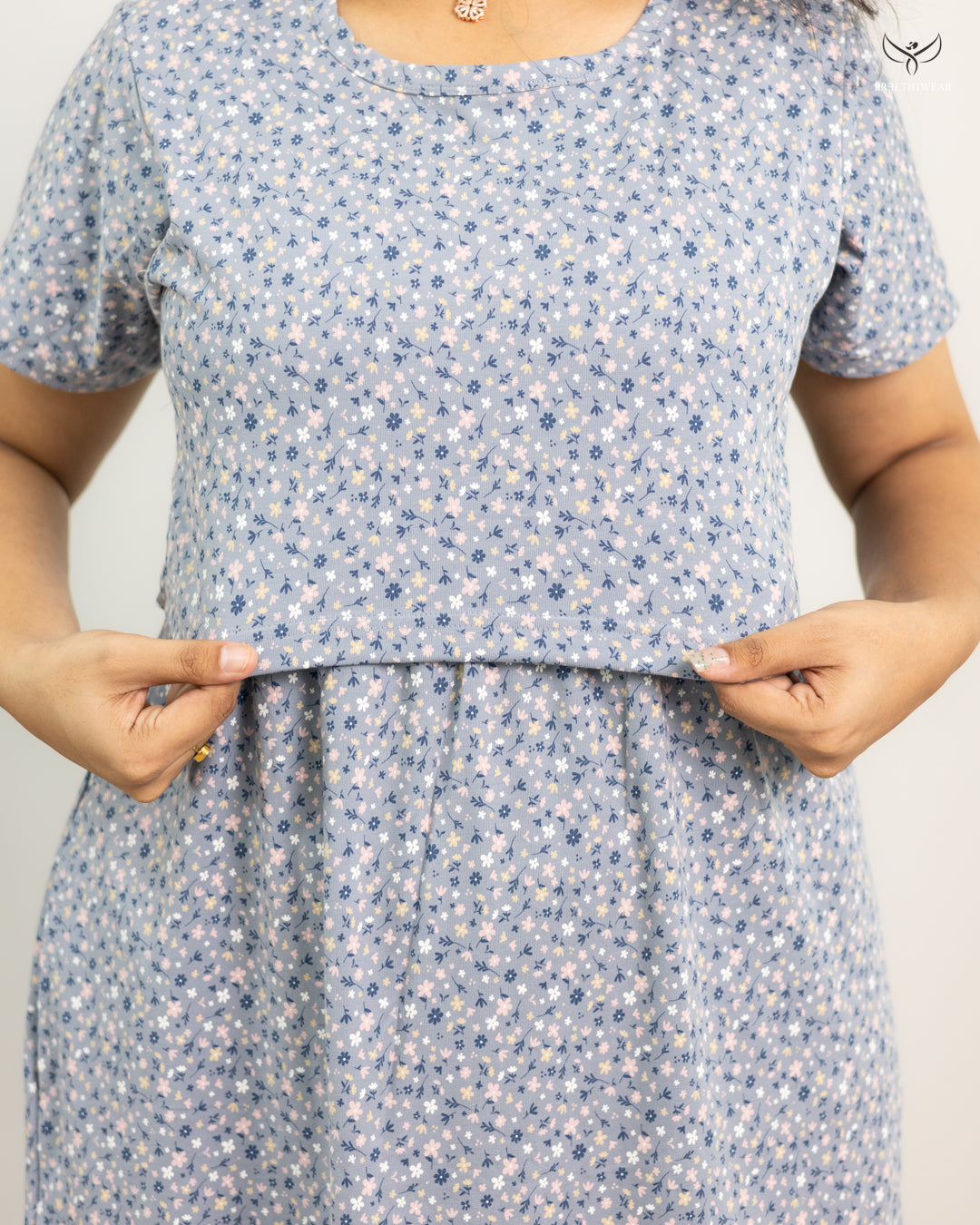 Saipa  SoftCotton Full Length Maternity Loungewear