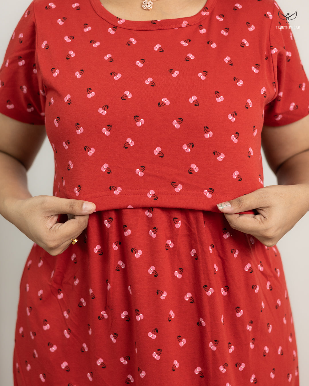 Krithi  SoftCotton Full Length Maternity Loungewear