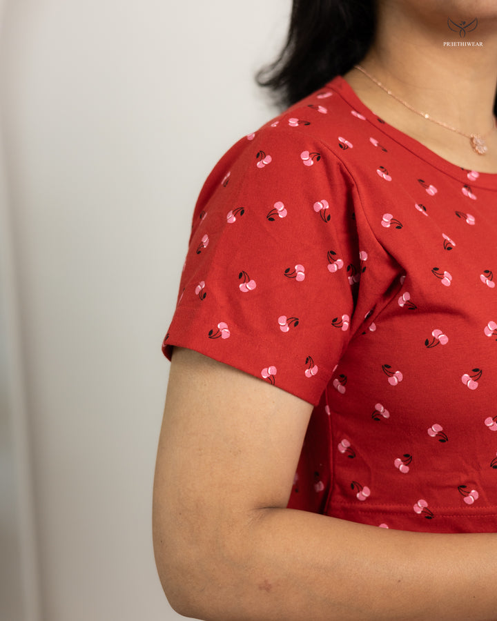 Krithi  SoftCotton Full Length Maternity Loungewear