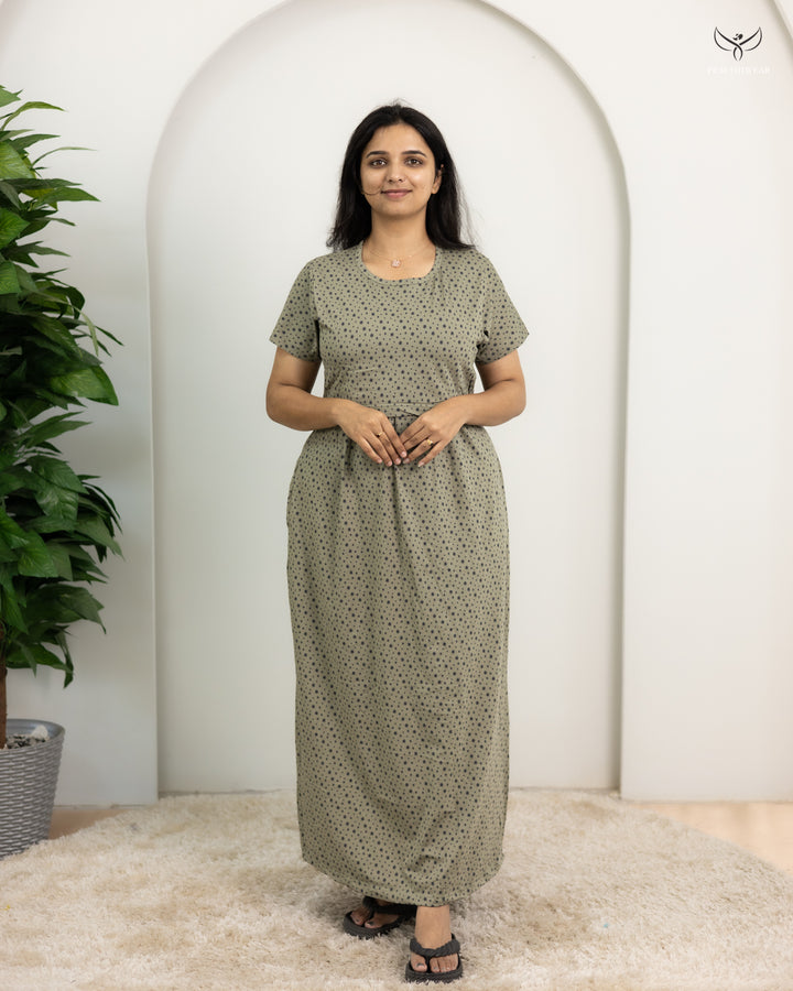 Vani3  SoftCotton Full Length Maternity Loungewear