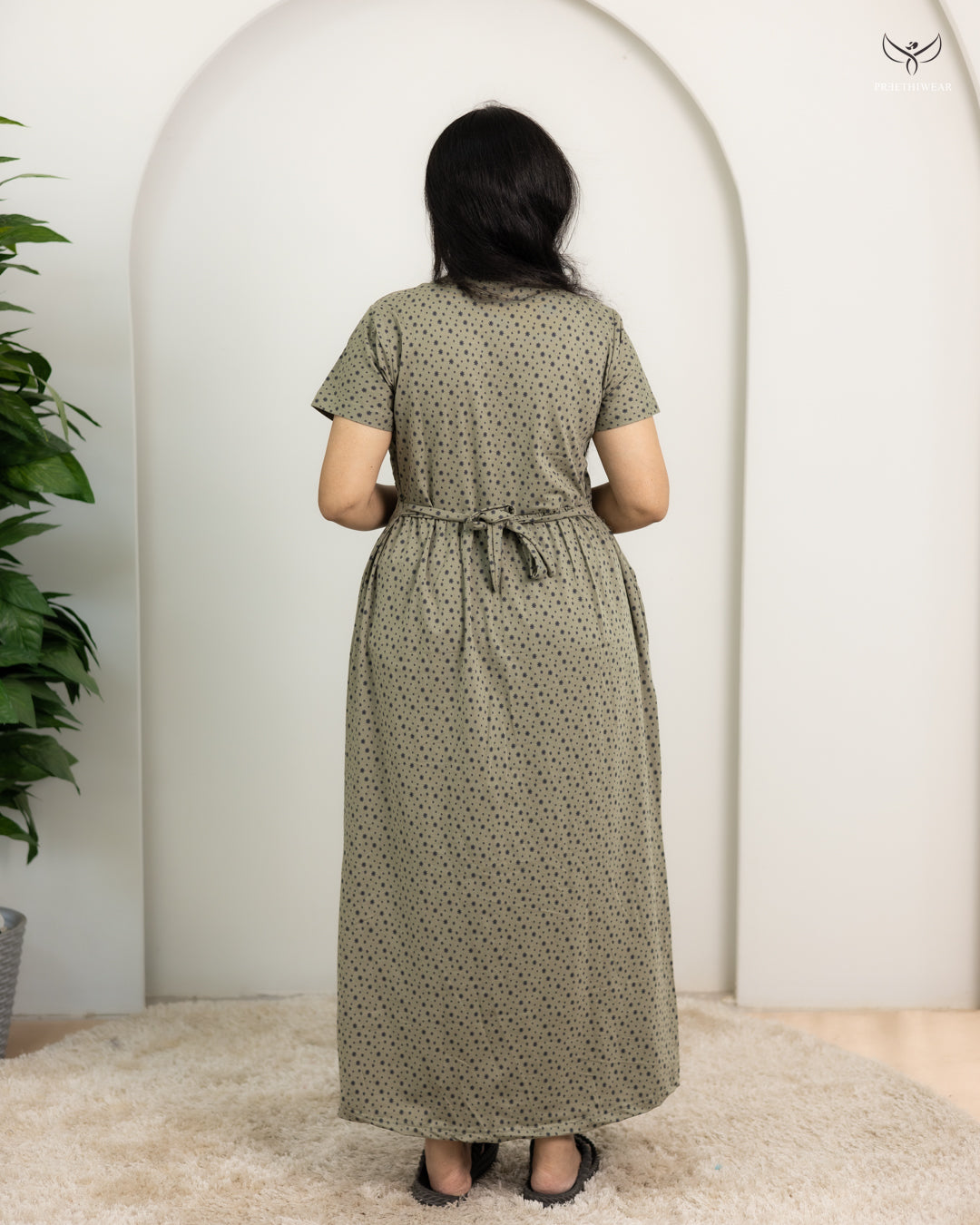 Vani3  SoftCotton Full Length Maternity Loungewear