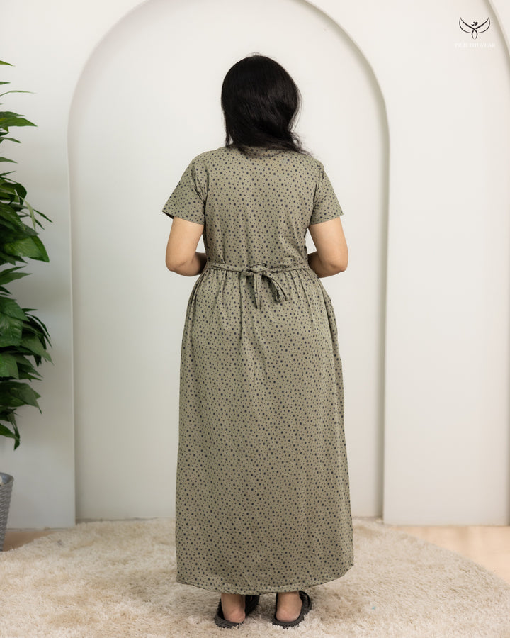 Vani3  SoftCotton Full Length Maternity Loungewear