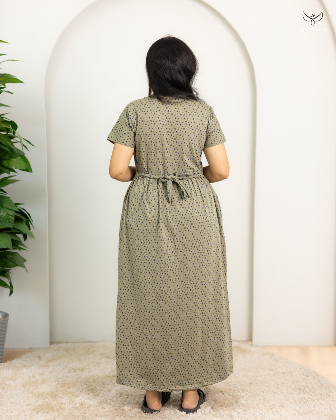 Vani3  SoftCotton Full Length Maternity Loungewear