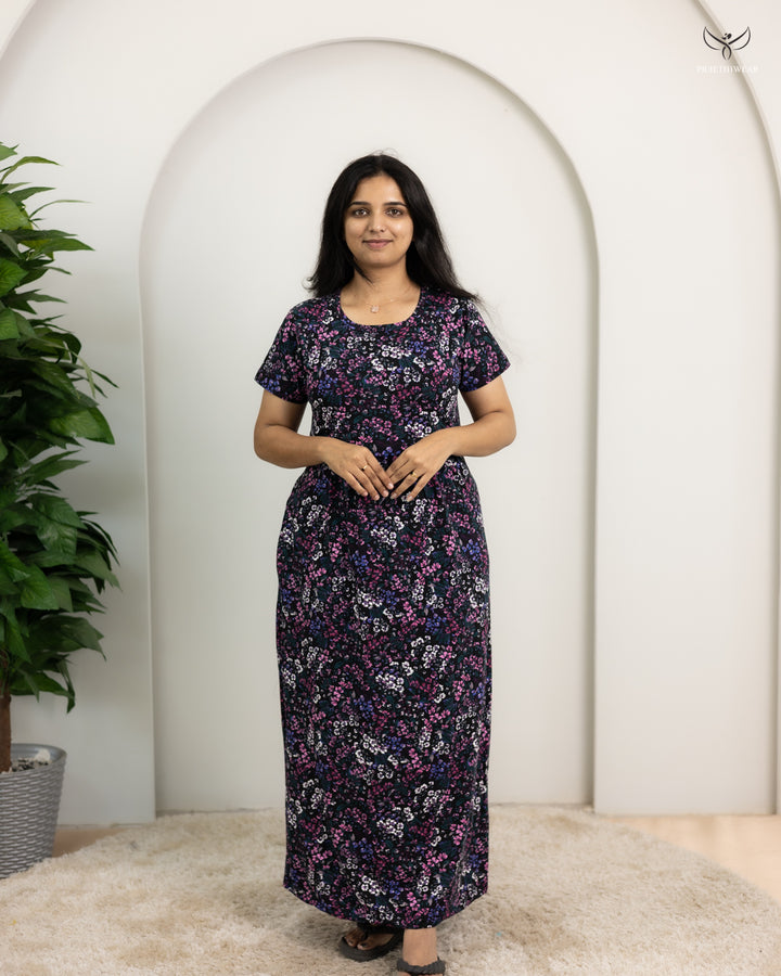 Ganga2  SoftCotton Full Length Maternity Loungewear