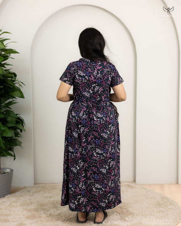 Ganga2  SoftCotton Full Length Maternity Loungewear