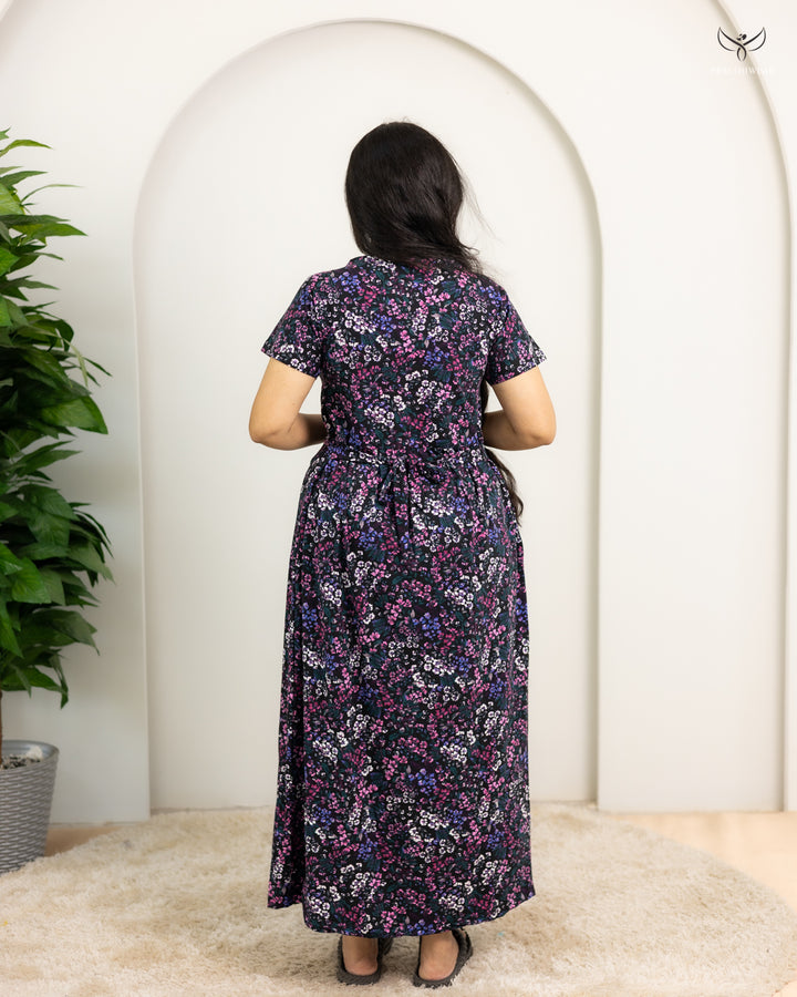 Ganga2  SoftCotton Full Length Maternity Loungewear