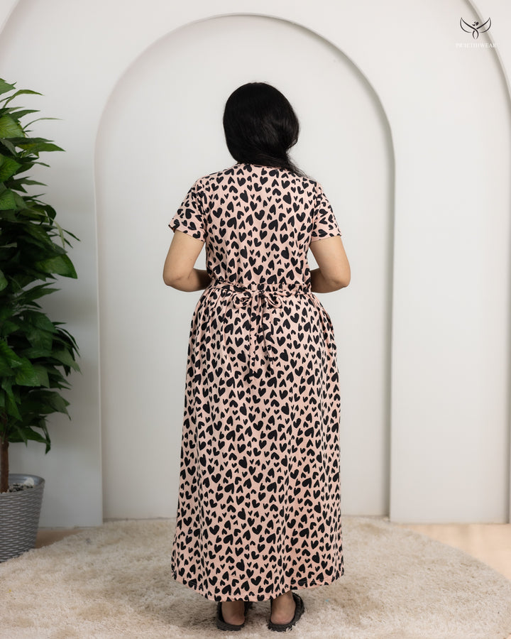 Johitha  SoftCotton Full Length Maternity Loungewear