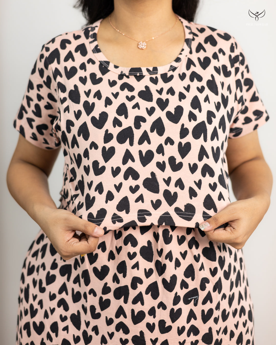 Johitha  SoftCotton Full Length Maternity Loungewear