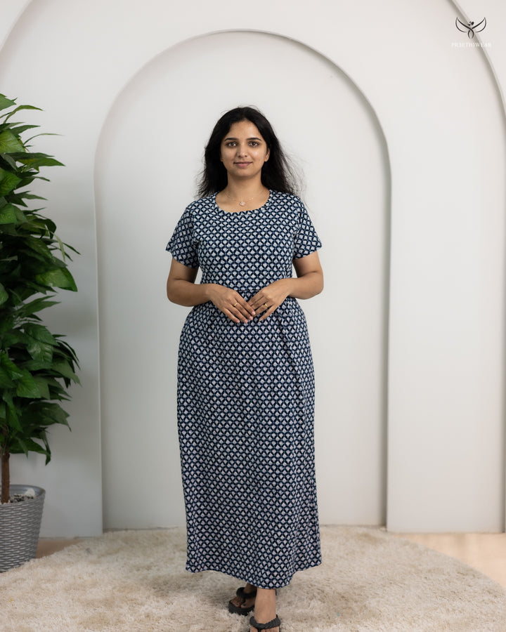 Ruhi1  SoftCotton Full Length Maternity Loungewear