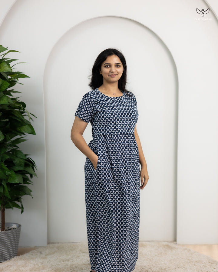 Ruhi1  SoftCotton Full Length Maternity Loungewear
