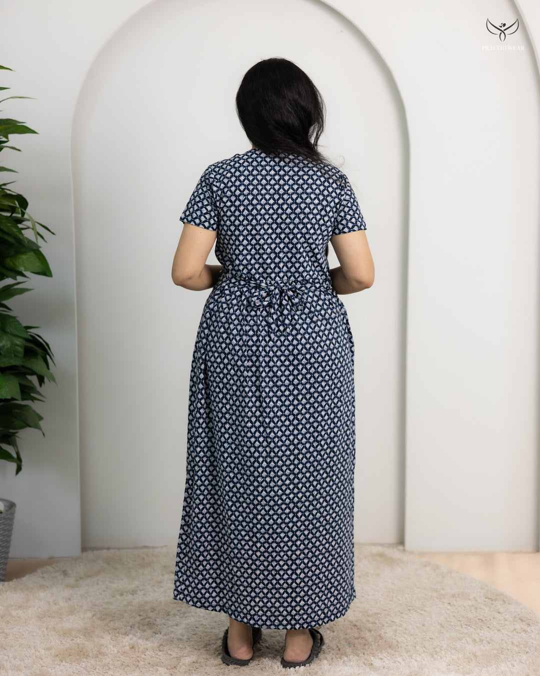 Ruhi1  SoftCotton Full Length Maternity Loungewear