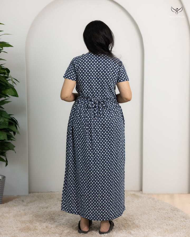 Ruhi1  SoftCotton Full Length Maternity Loungewear