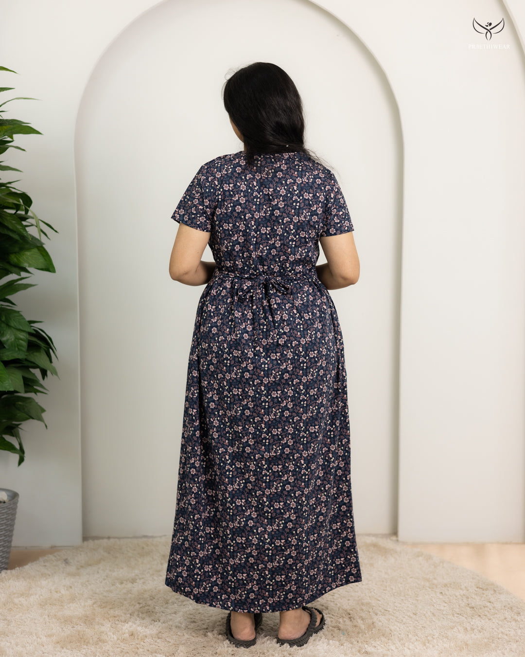 Thizhal SoftCotton Full Length Maternity Loungewear