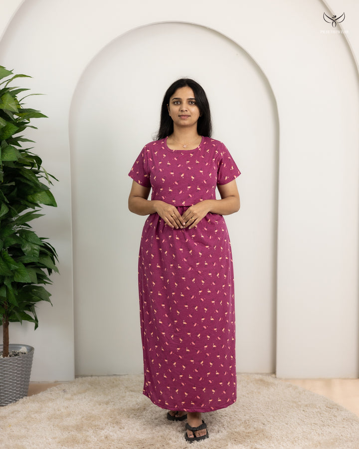Ranjitha SoftCotton Full Length Maternity Loungewear