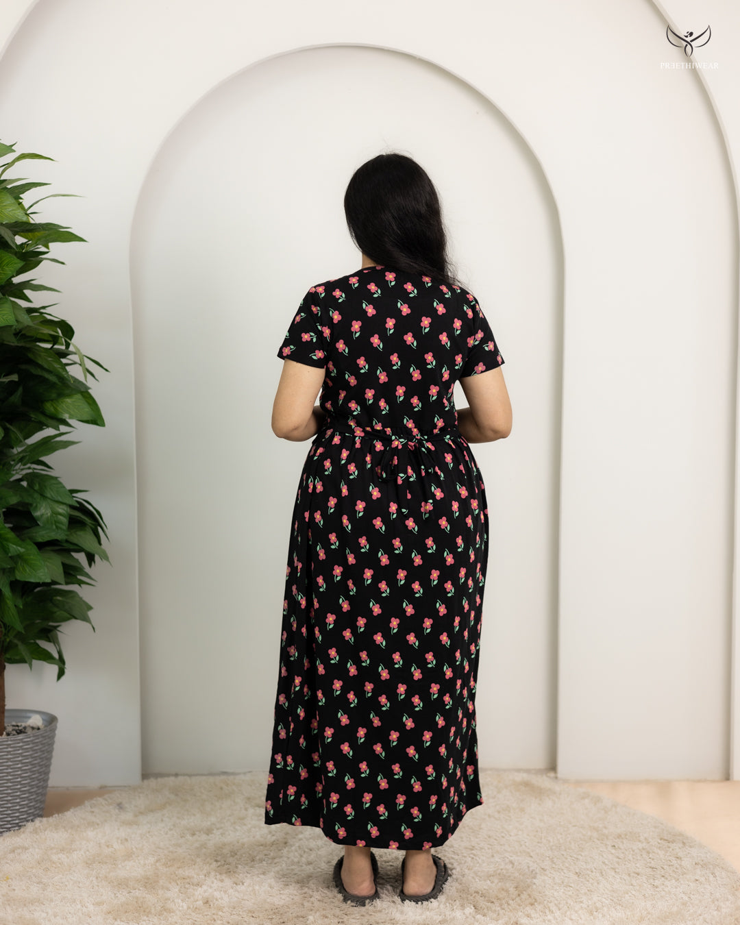 Anjali1 SoftCotton Full Length Maternity Loungewear