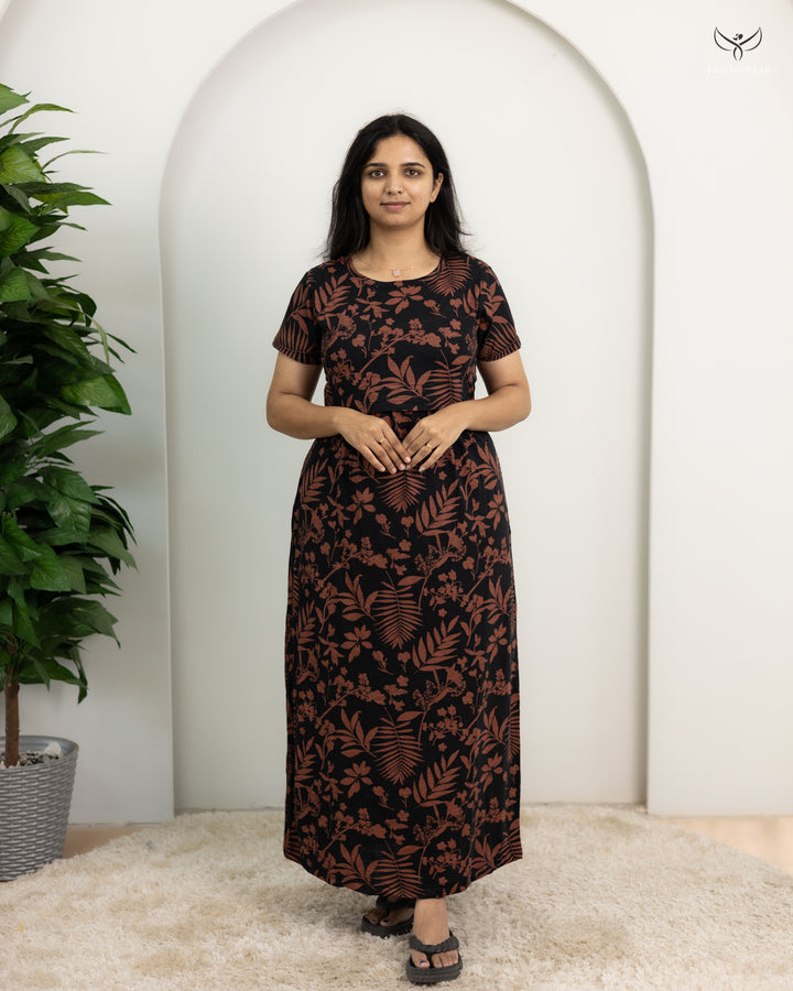 Jeeva2  SoftCotton Full Length Maternity Loungewear