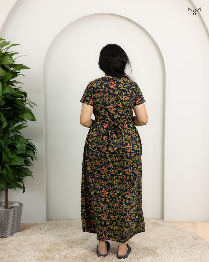 Medha2  SoftCotton Full Length Maternity Loungewear