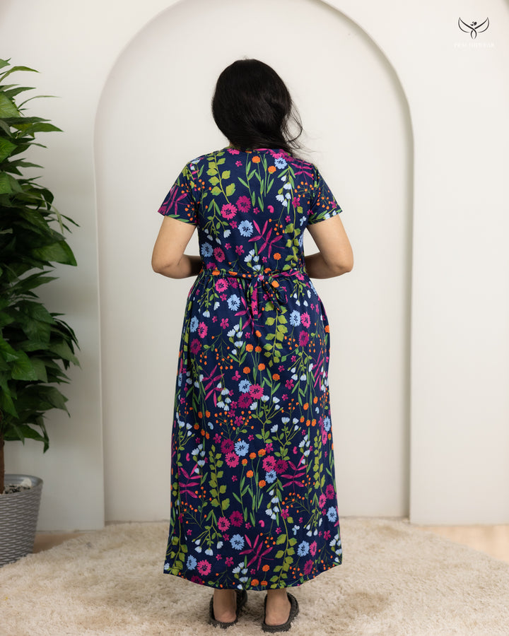 Veni6  SoftCotton Full Length Maternity Loungewear