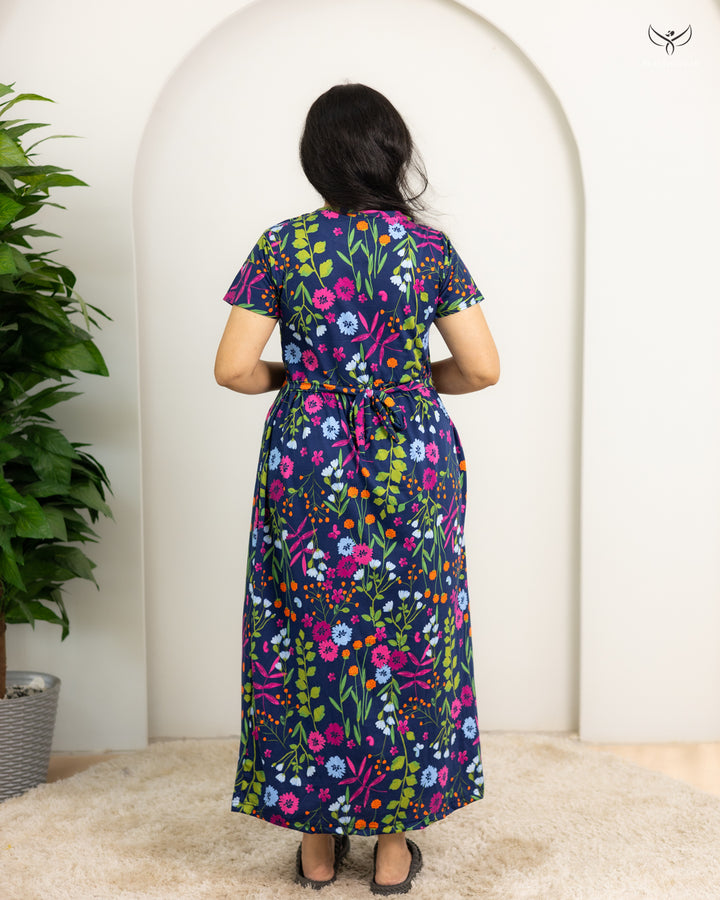 Veni6  SoftCotton Full Length Maternity Loungewear