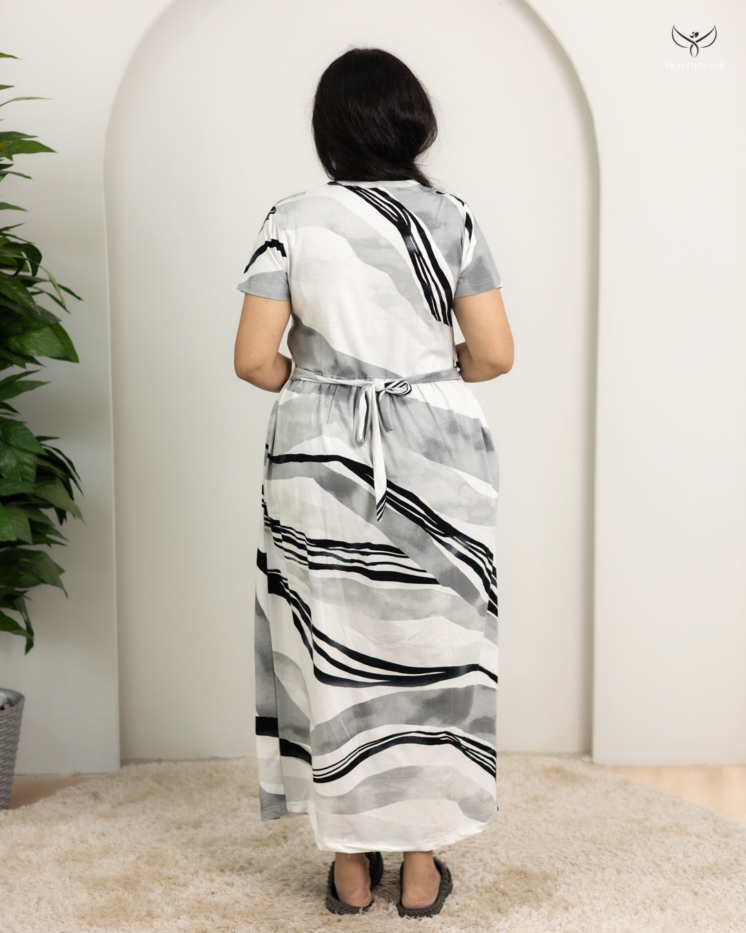 Yuki4  SoftCotton Full Length Maternity Loungewear