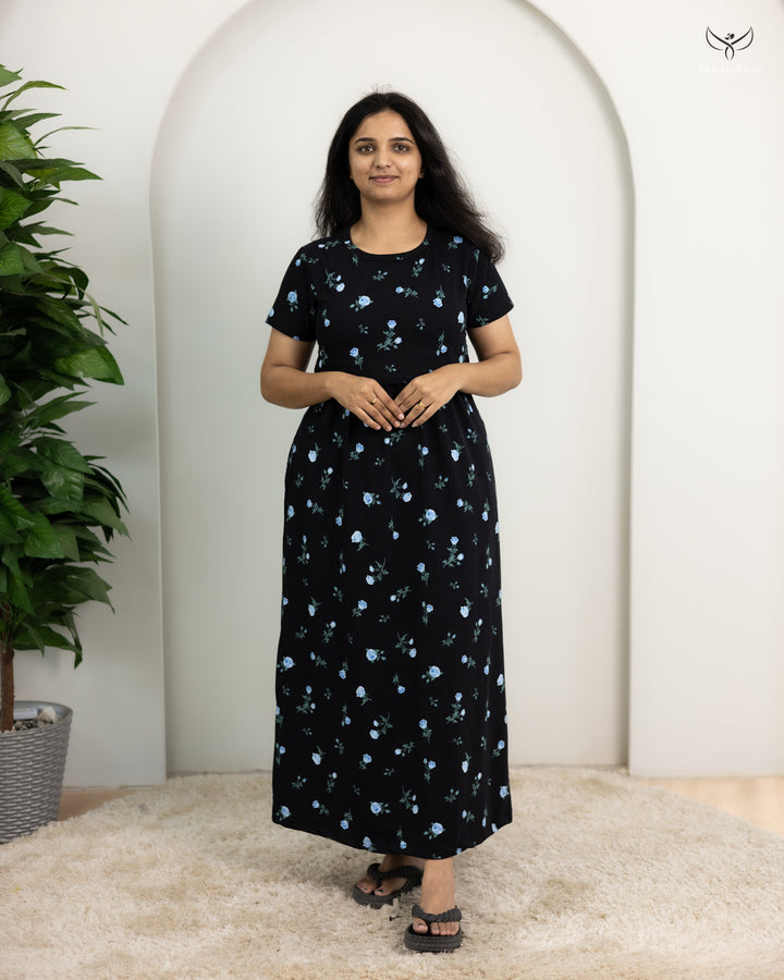 Sweetlin SoftCotton Full Length Maternity Loungewear