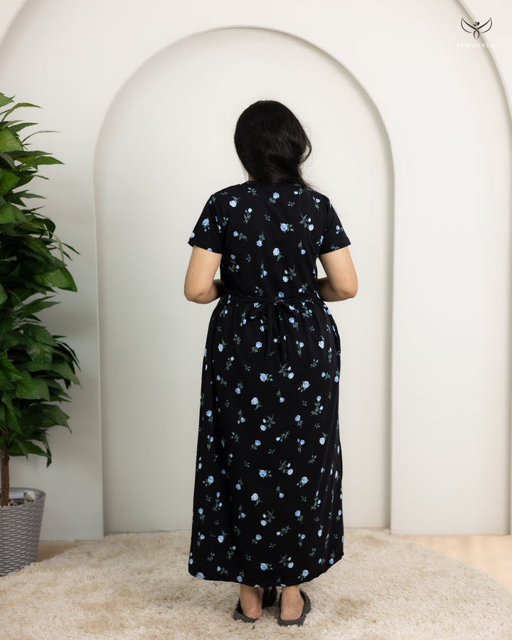 Sweetlin SoftCotton Full Length Maternity Loungewear